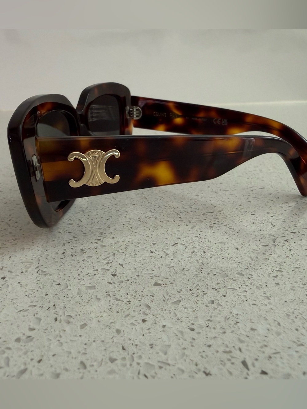 Celine Triomphe Dark Havana Sunglasses - Picture 6 of 7